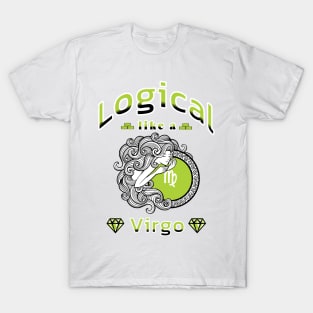 Zodiac attributes: Virgo white T-Shirt